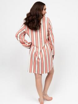 Cyberjammies Bonnie Stripe Nightshirt, Pink/Multi - view 2, Pink/Multi