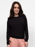 Cyberjammies Bonnie Slouch Jersey Pyjama Top, Black
