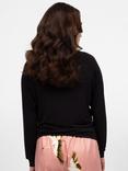 Cyberjammies Bonnie Slouch Jersey Pyjama Top, Black