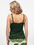 Cyberjammies Marina Hidden Support Strappy Pyjama Top, Olive