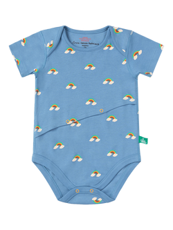 Little Green Radicals Kids' Adaptive Bodysuit, Blue/Multi, Blue/Multi