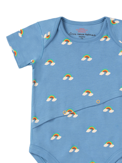 Little Green Radicals Kids' Adaptive Bodysuit, Blue/Multi - view 2, Blue/Multi