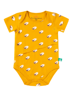 Little Green Radicals Kids' Adaptive Bodysuit, Gold/Multi, Gold/Multi