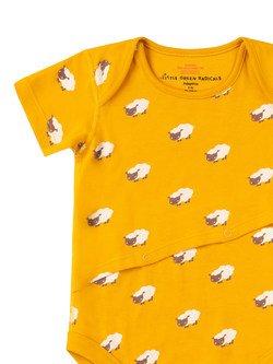 Little Green Radicals Kids' Adaptive Bodysuit, Gold/Multi - view 2, Gold/Multi