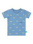 Little Green Radicals Kids' Adaptive Short Sleeved T-Shirt, Blue/Multi