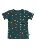 Little Green Radicals Kids' Adaptive Short Sleeved T-Shirt, Green/Multi