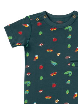 Little Green Radicals Kids' Adaptive Short Sleeved T-Shirt, Green/Multi - view 2, Green/Multi