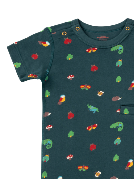 Little Green Radicals Kids' Adaptive Short Sleeved T-Shirt, Green/Multi - view 2, Green/Multi
