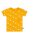 Little Green Radicals Kids' Adaptive Short Sleeved T-Shirt, Gold/Multi