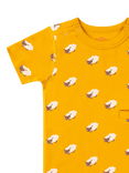 Little Green Radicals Kids' Adaptive Short Sleeved T-Shirt, Gold/Multi