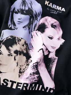 NAME IT Kids' Celebrity Icon Cotton T-Shirt, Black - view 2, Black