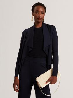 Ted Baker Waterfall Front Cardigan, Navy