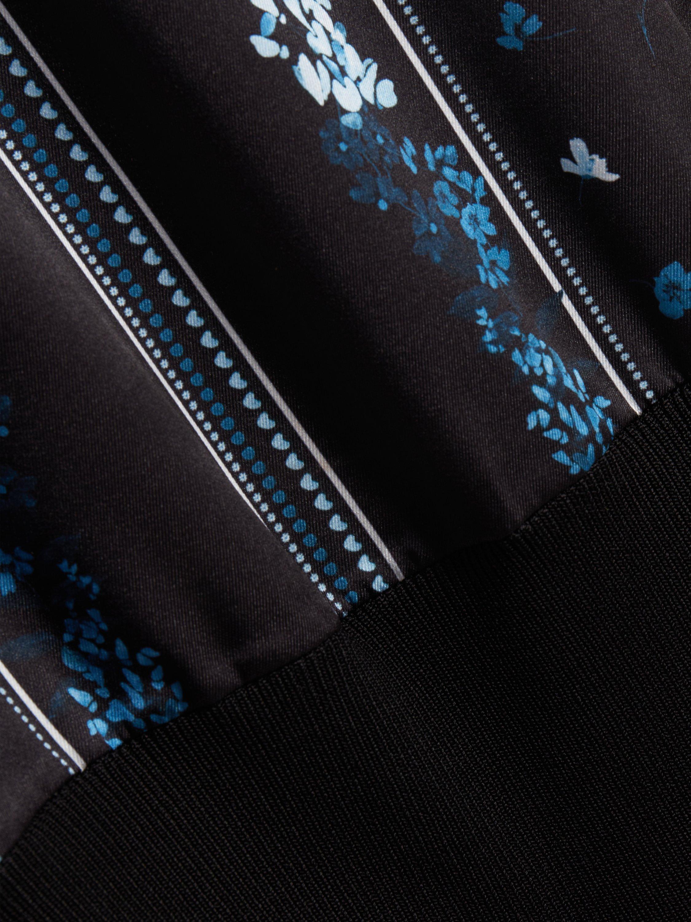 Product image 6 of 6, which shows Ted Baker Crew Neck Sleeveless T-Shirt, Black/Multi, 8