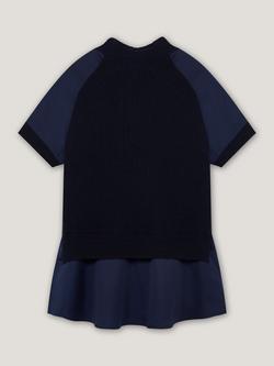 Ted Baker Raglan Short Sleeve Jumper, Navy - view 2, Navy