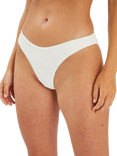 Accessorize Shell Jacquard Bikini Bottoms, White