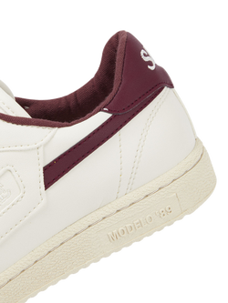 SAYE M89 Icon Trainers - view 2, Off White/Red