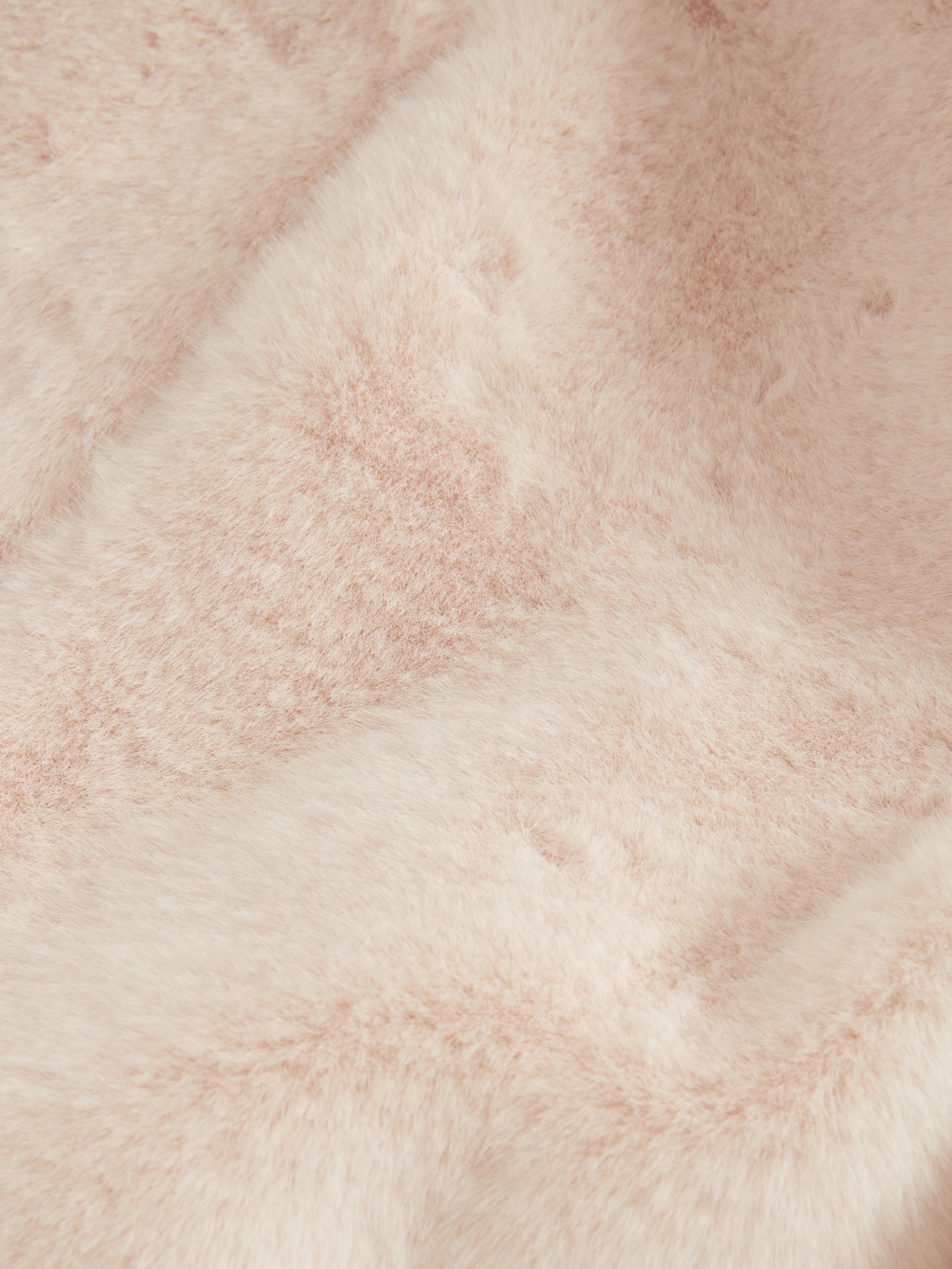 Product image 5 of 5, which shows Ted Baker Primmra Cropped Faux Fur Jacket, White, 8