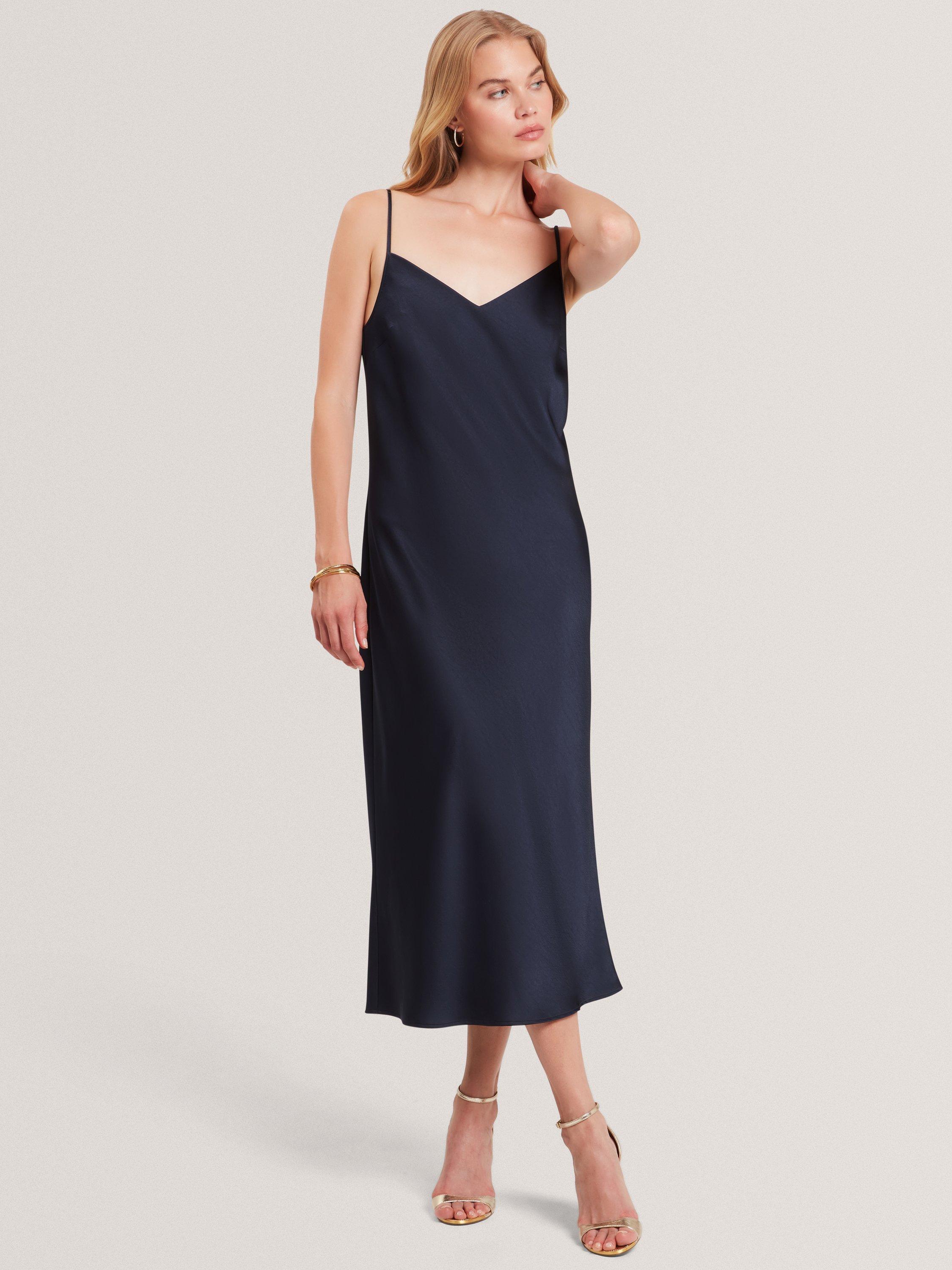 Product image 5 of 7, which shows Ted Baker Machar 2in1 Knitted Slim Midi Dress, Navy, 10
