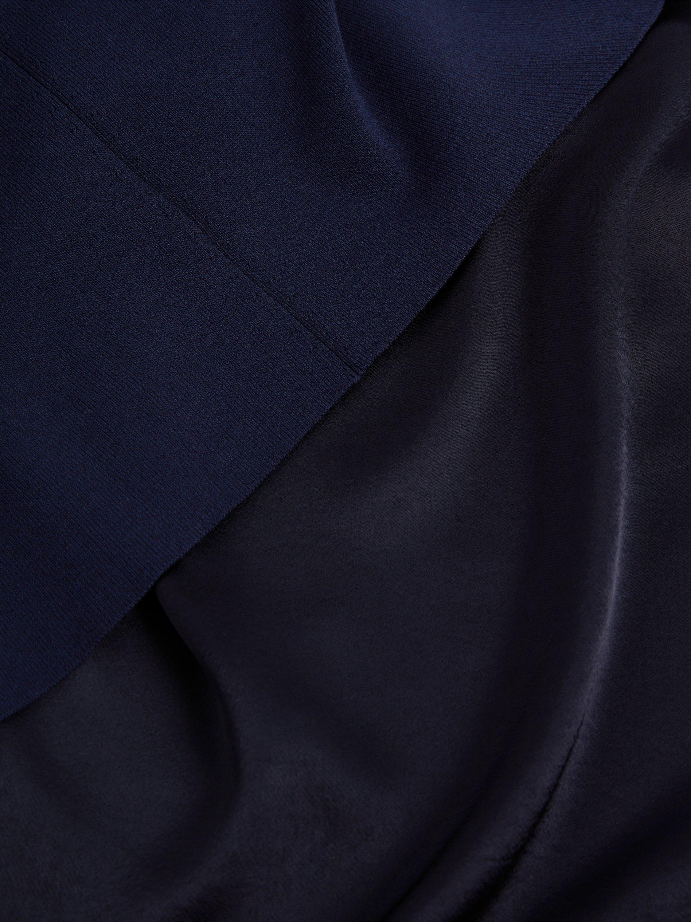 Product image 7 of 7, which shows Ted Baker Machar 2in1 Knitted Slim Midi Dress, Navy, 10