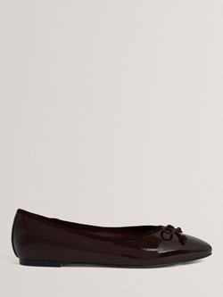 Ted Baker Balleri Classic Patent Leather Pumps, Burgundy, Burgundy
