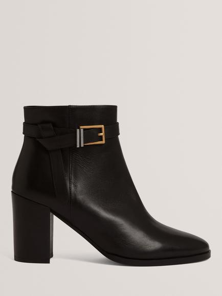 Ted Baker Cleonna Leather Ankle Boots, Black