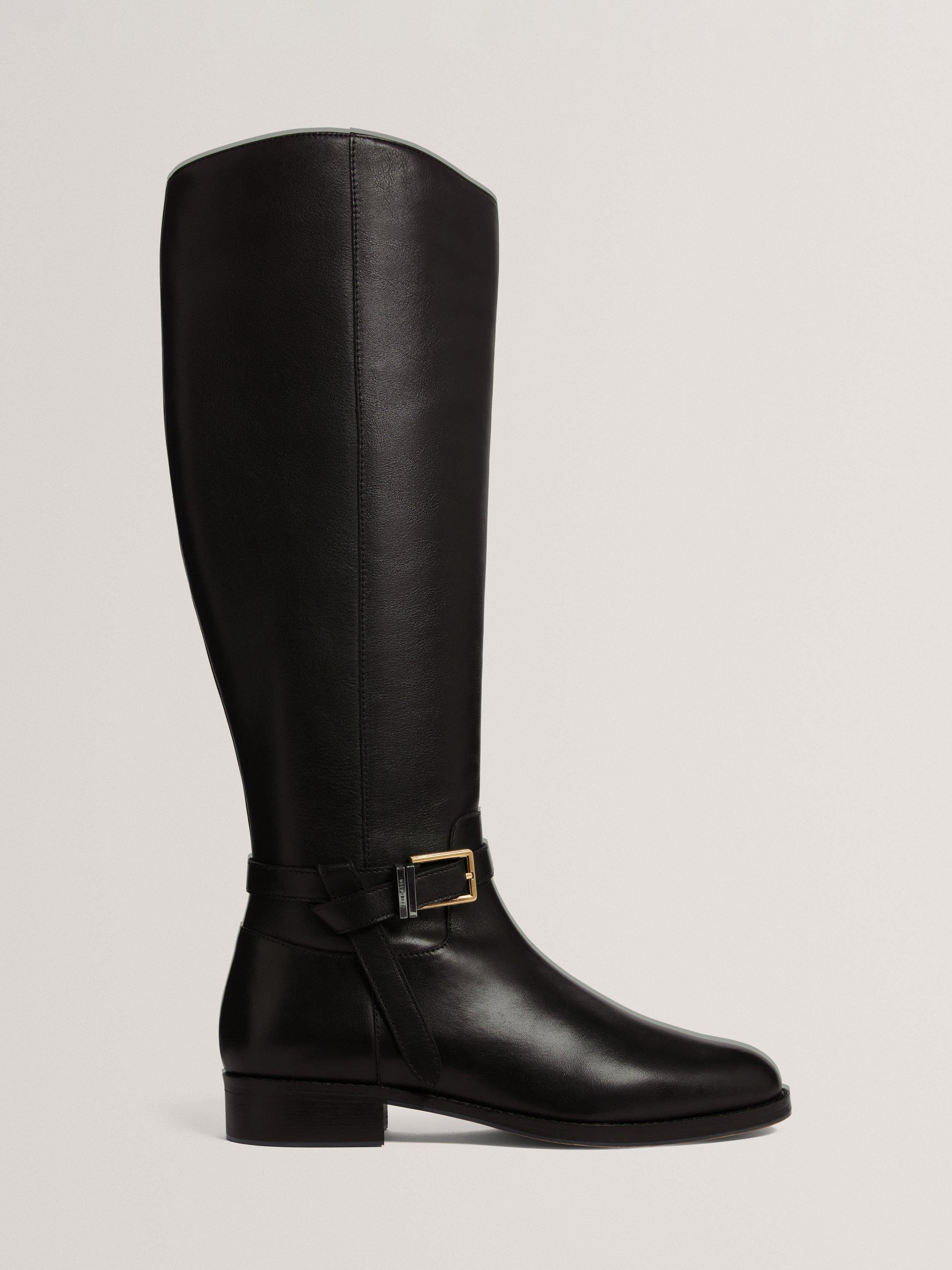 Ted Baker Clorett Leather Knee Riding Boots