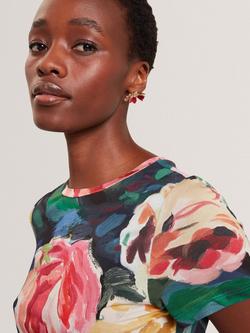 Ted Baker Mayfla Floral T-Shirt, Multi - view 2, Multi