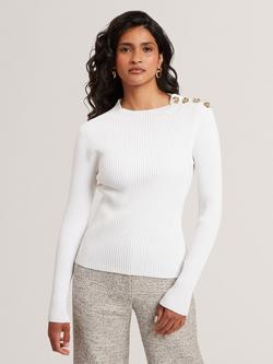 Ted Baker Bleana Long Sleeve Jumper, Ivory
