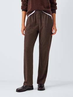 Weekend MaxMara Cordoba Textured Trousers, Brown, Brown