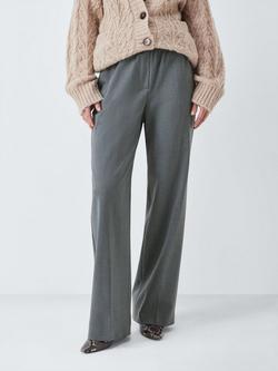 Weekend MaxMara Petra Wool Blend Trousers, Grey, Grey