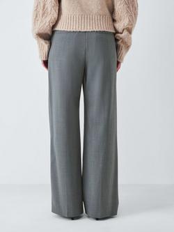 Weekend MaxMara Petra Wool Blend Trousers, Grey - view 2, Grey