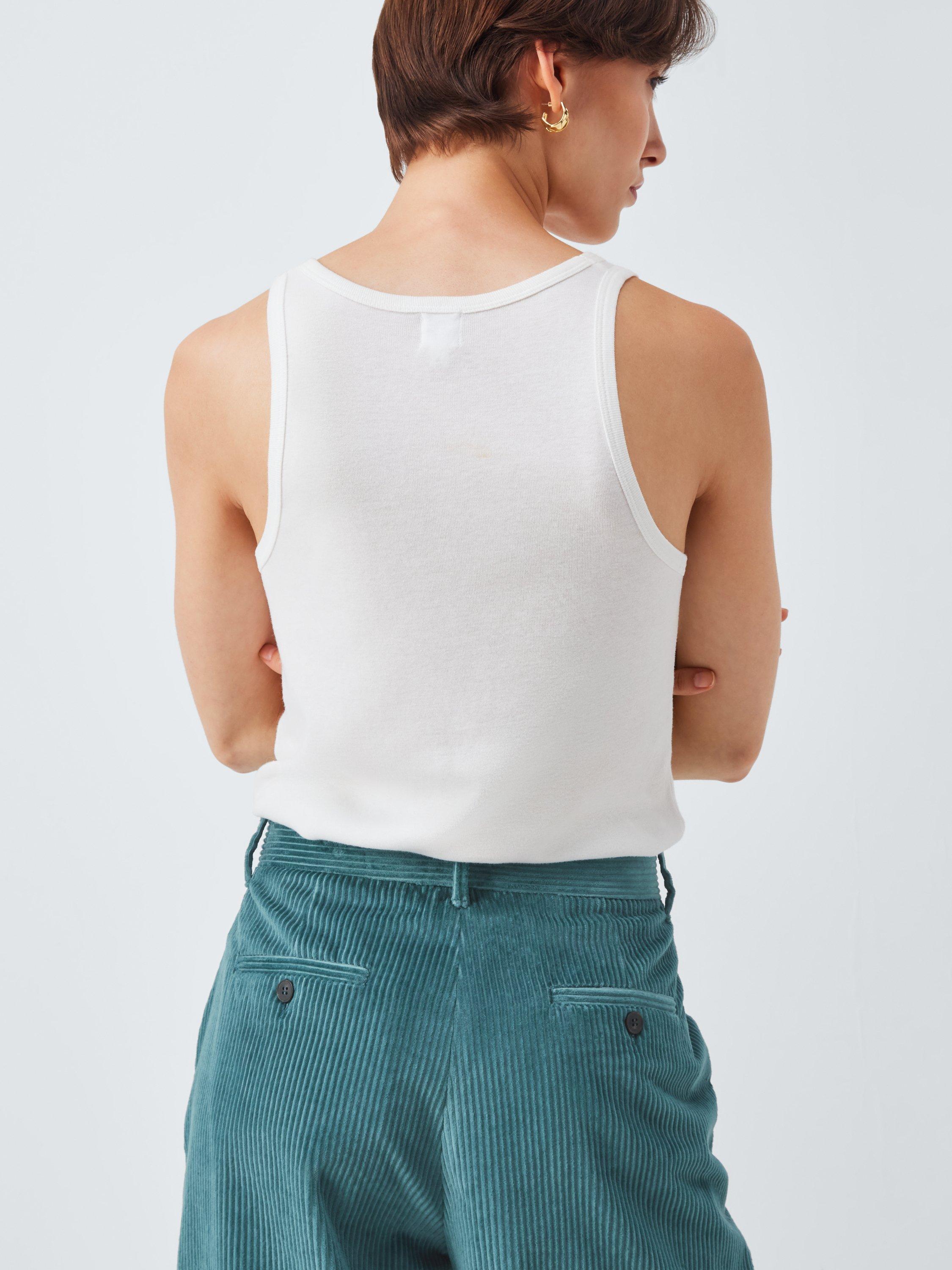 Product image 6 of 6, which shows Weekend MaxMara Tania Corduroy Trousers, Teal, 18