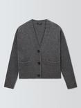 Weekend MaxMara Filmato Pockets Pure Wool Cardigan, Dark Grey