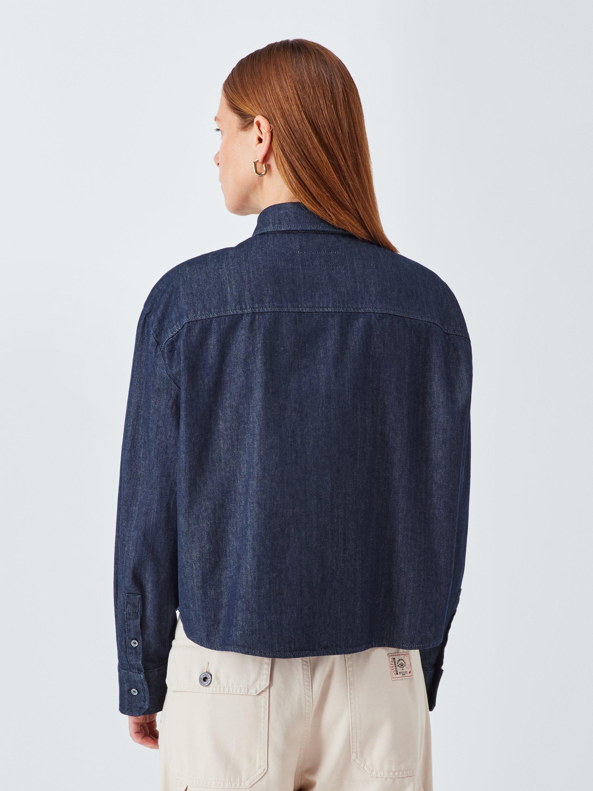 Product image 1 of 6, which shows Weekend MaxMara Obbia Shirt, Navy, 16