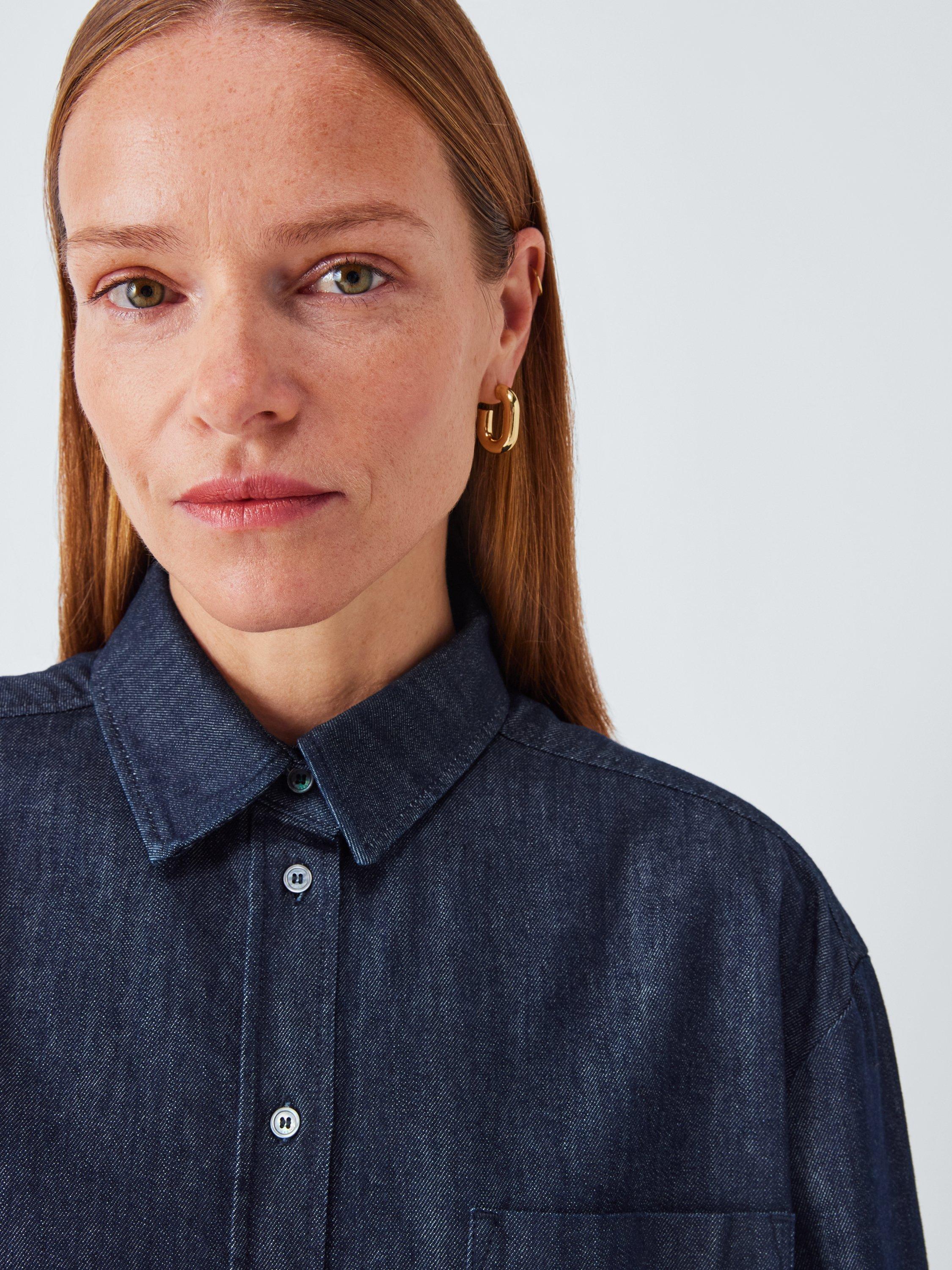 Product image 6 of 6, which shows Weekend MaxMara Obbia Shirt, Navy, 16