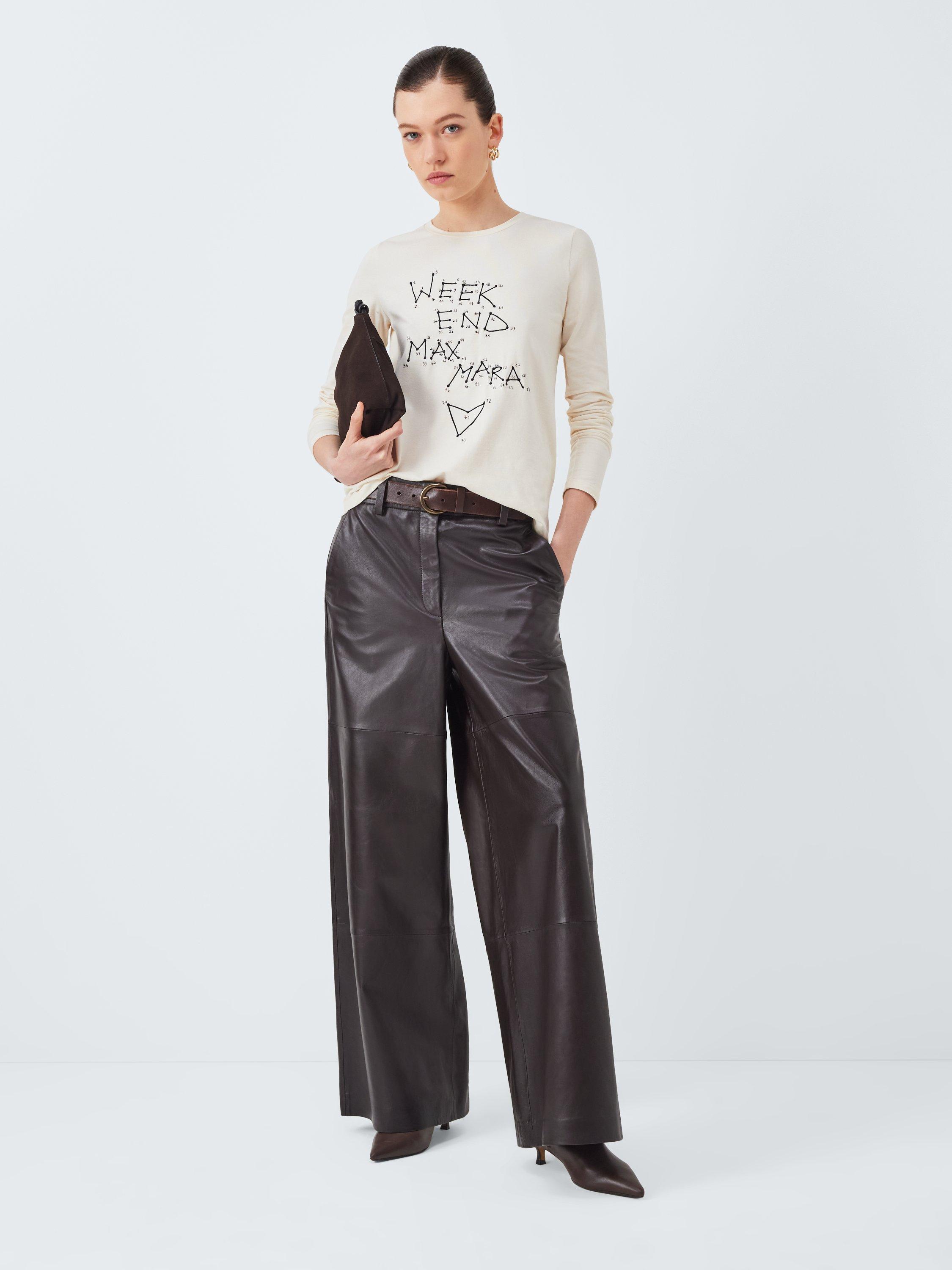 Product image 3 of 6, which shows Weekend MaxMara Renoir Connect The Dots Top, Ecru, S