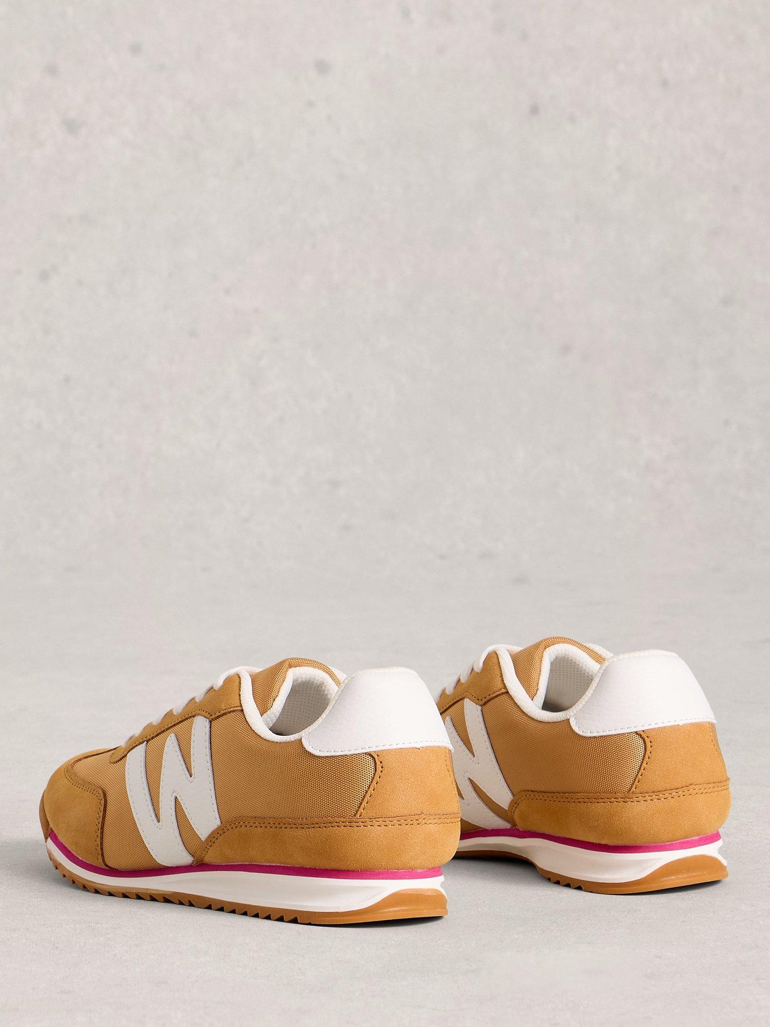 Product image 2 of 4, which shows White Stuff Lucy Lace Up Trainers, Chart/Multi, 3