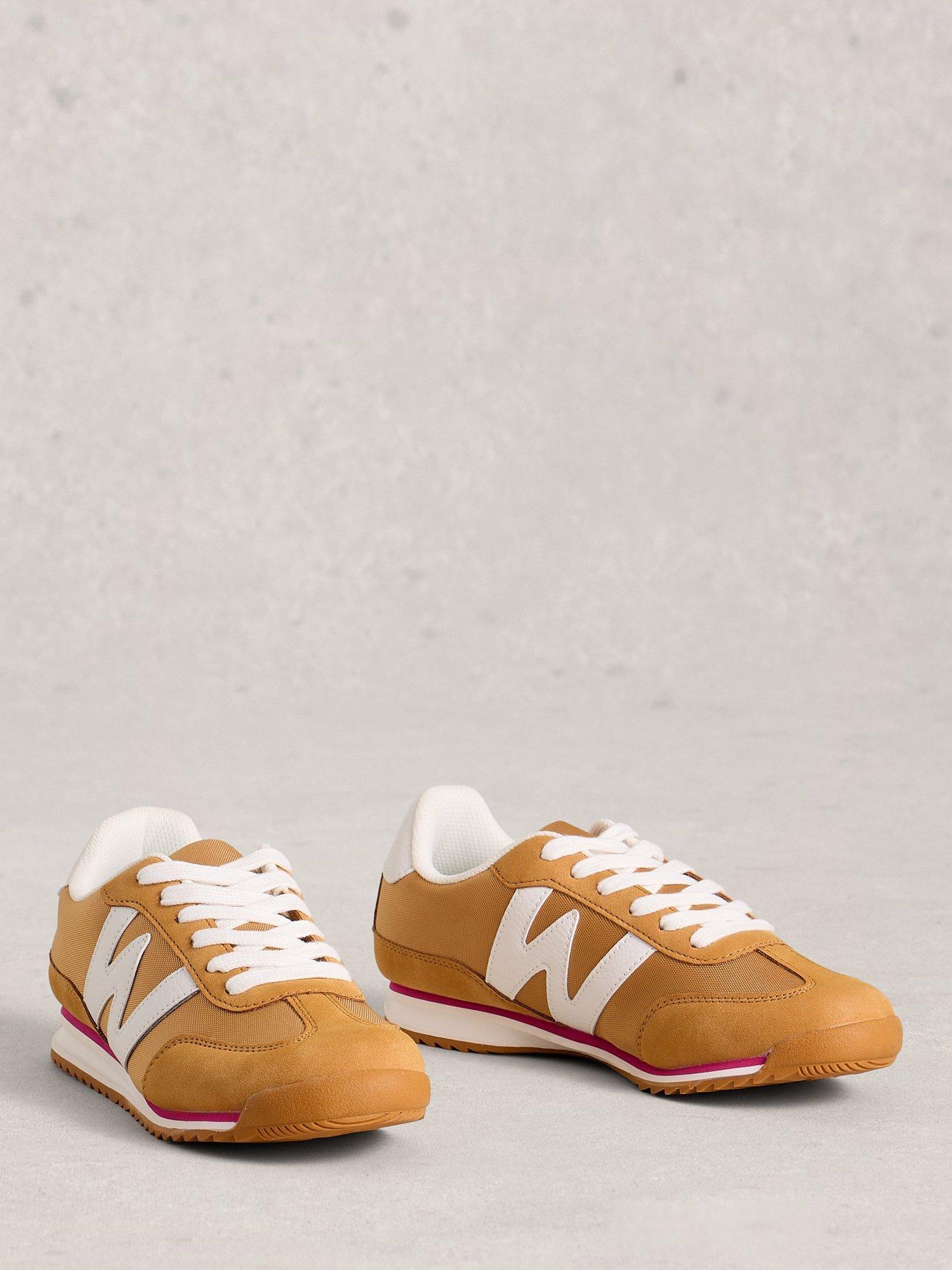 Product image 4 of 4, which shows White Stuff Lucy Lace Up Trainers, Chart/Multi, 3