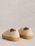 White Stuff Pippa Corduroy Trainers, Natural
