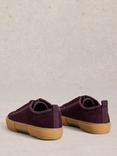 White Stuff Pippa Corduroy Trainers, Dk Plum