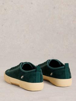 White Stuff Pippa Corduroy Trainers - view 2, Dk Teal