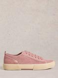 White Stuff Pippa Corduroy Trainers, Light Pink