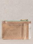 White Stuff Celia Metallic Leather Purse, Metallic/Multi