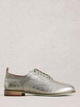 White Stuff Thistle Leather Brogues, Silver