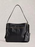 White Stuff Hettie Leather Tote Bag, Pure Black