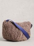 White Stuff Meadow Textured Crossbody Bag, Dus Grey