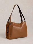 White Stuff Hettie Leather Tote Bag, Mid Tan