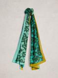 White Stuff Sophie Nature Print Scarf, Teal