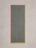 White Stuff Sophie Geometric Scarf, Navy/Multi