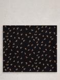 White Stuff Print Versatile Roll Scarf, Black